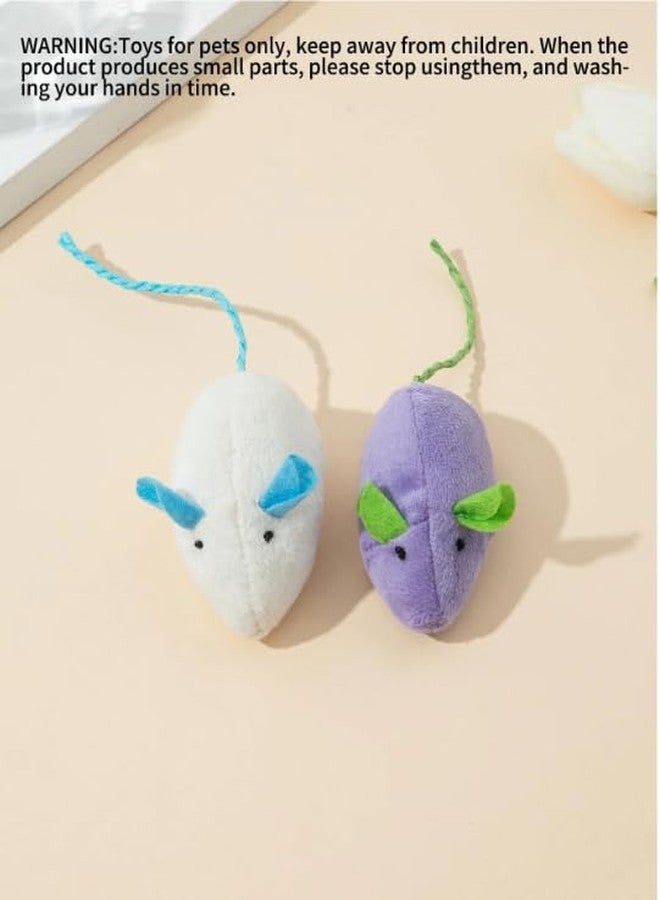 KittuPet مجموعة ألعاب KittuPet المكونة من قطعتين من الحيوانات المحشوة الرقيقة للأطفال، لعبة مجسمات، لعبة فئران فروية، لعبة قطط، لعبة قطط للأطفال، ألعاب حيوانات أليفة - Image 2